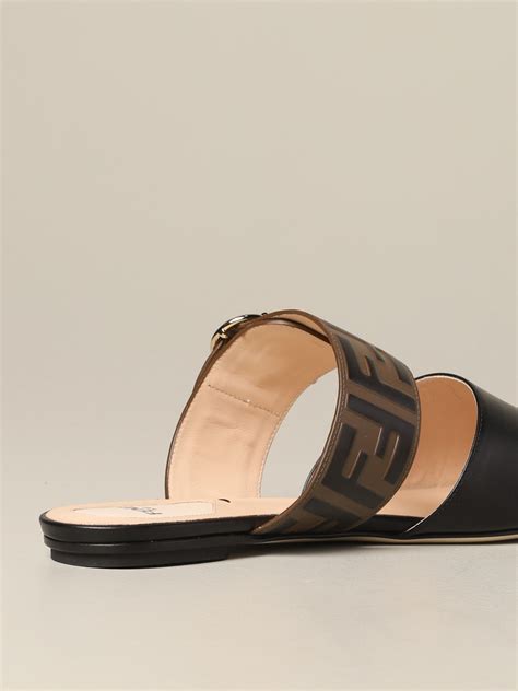 fendi fashion show sandals|fendi sandals flat woman.